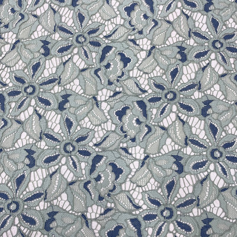 Cutwork Evening Nylon Lace Fabric for Women's Wear Wholesale Supplier 4